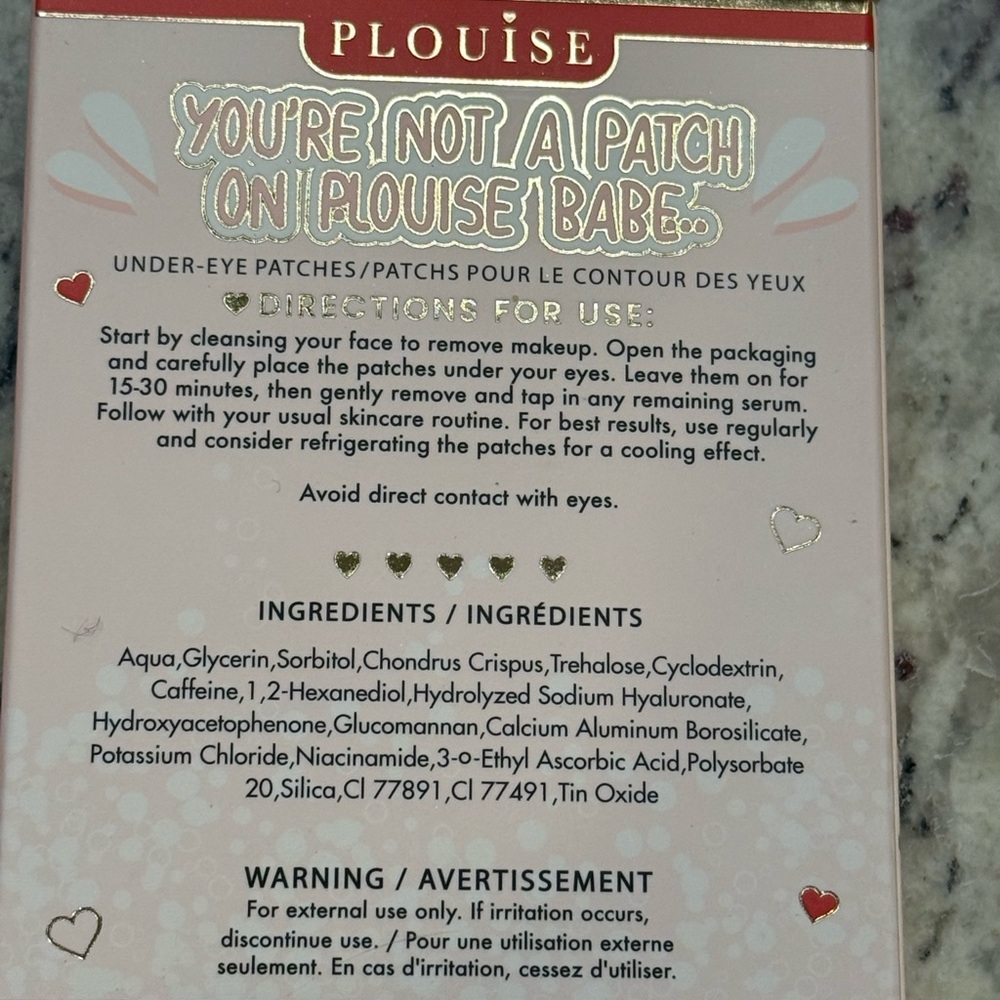 P.Louise Pink & Red Bundle…Body Scrub, under eye patches, sheet mask. New items - Picture 6 of 16